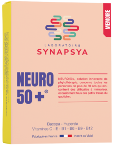 Neuro 50+ complement alimentaire naturel pour memoire