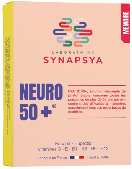 Neuro 50+ complement alimentaire naturel pour memoire