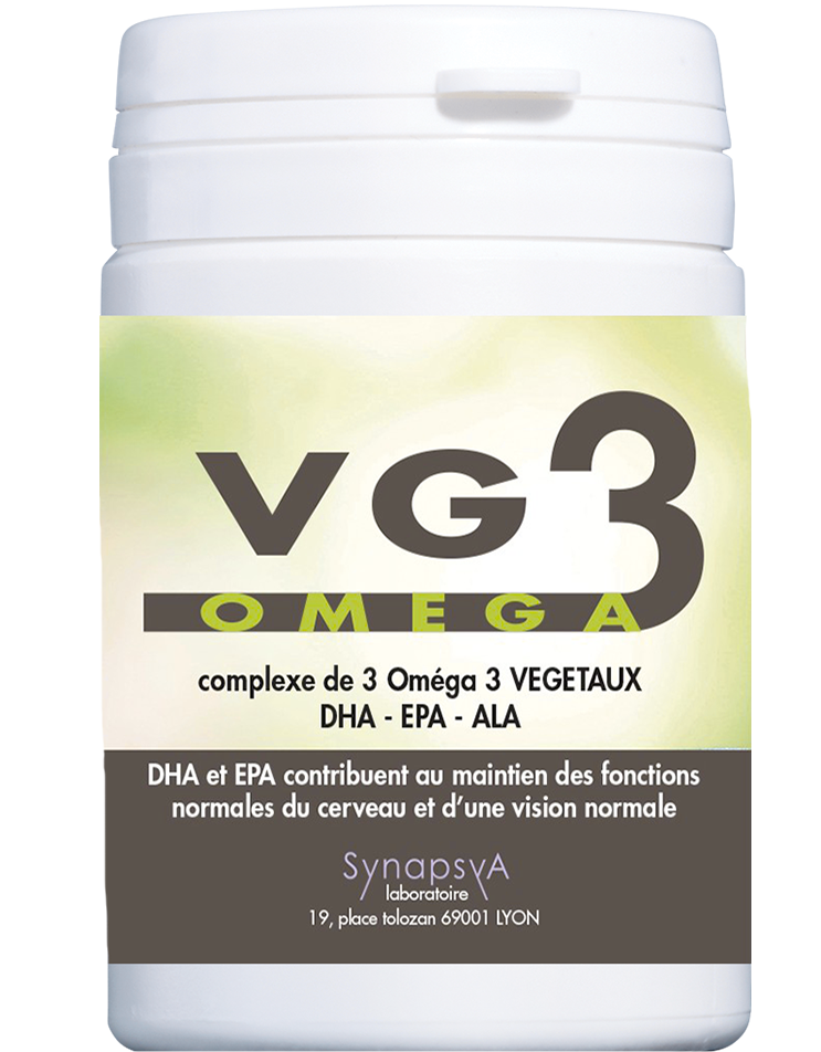 vg3-omega3-vegetaux Pilulier VG3 Omega 3 de Synapsya